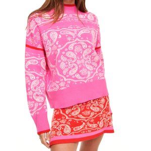 Pink Bandana Jumper Sweater